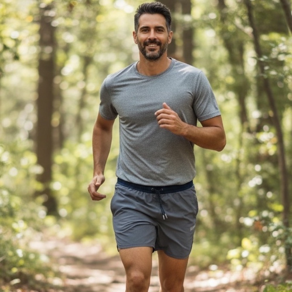 Legends Active Shorts Men's Gray‎ Athletic Gym Workout Running Size S